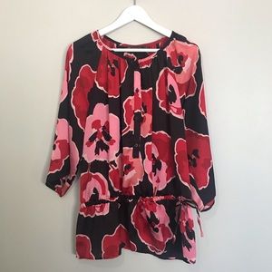 Outback Red Poppy Tunic ♥️ Size XL